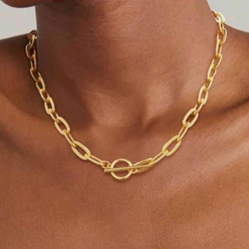 Anthro Gold Link Chain - Picture 2 of 5